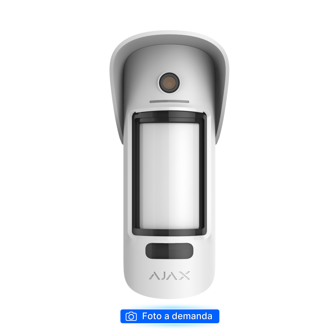 AJ-MOTIONCAM-PHOD-OUTDOOR-W-Fotodetector-PIR-Exterior-Alarma-Ajax-MotionCam-Phod-Outdoor-Blanco Detector de Movimiento Exterior con Fotos Bajo Demanda AJAX MOTIONCAM OUTDOOR PHOD - Imagen 1