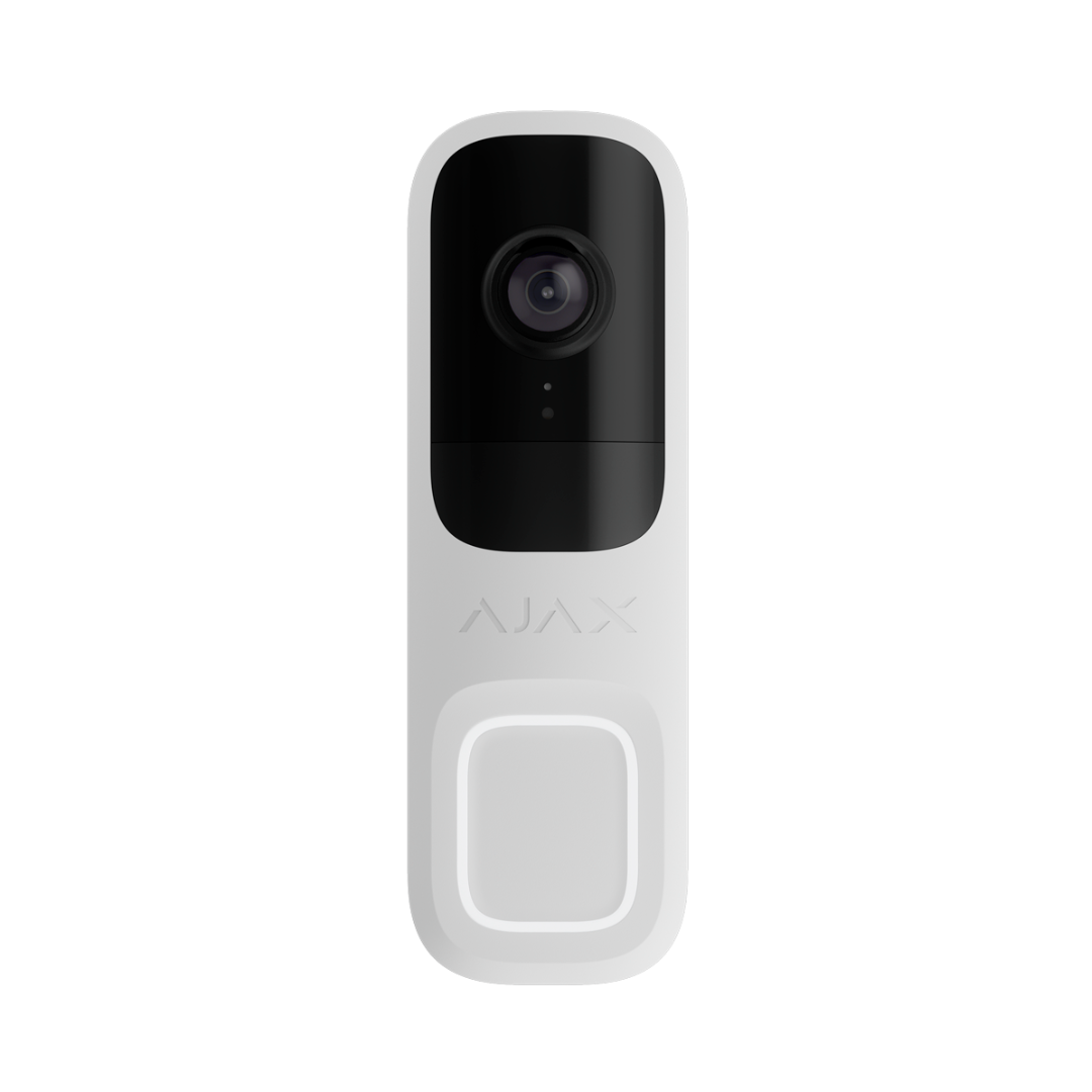 1.Videoportero-Ajax-Doorbell-4Mpx-DOORBELL-4-W Videotimbre Con I.A + PIR AJAX DOORBELL Blanco - Imagen 1