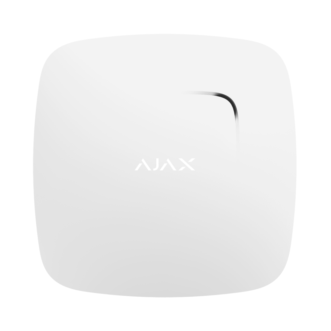 AJ-FIREPROTECT-PLUS-W-Detector-De-Humo-E-Incendios-Alarma-Ajax-Fire-Protect-Blanco Detector de Monóxido, Humo y Temperatura Alarma AJAX FIREPORTECT PLUS (Batería Integrada) - Imagen 1