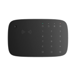 Teclado Inalámbrico Con Sirena y Lector RFID Alarma AJAX KEYPAD COMBI Negro