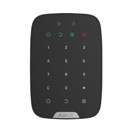 Teclado Inalámbrico Con Lector RFID Alarma AJAX KEYPAD PLUS Negro