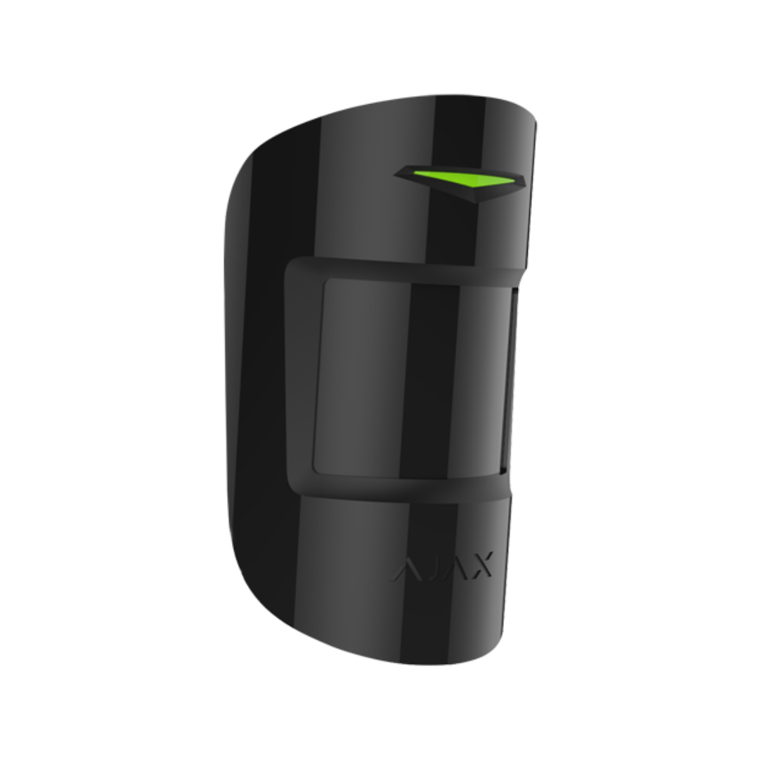 AJ-MOTIONPROTECT-PLUS-B-Detector-Volumétrico-PIR-Sensor-De-Movimiento-Alarma-Ajax-Negro Sensor de Movimiento Doble Tecnología AJAX MOTIONPROTECT PLUS Negro - Imagen 1
