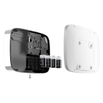 Teclado Inalámbrico Con Sirena y Lector RFID Alarma AJAX KEYPAD COMBI - Imagen 4