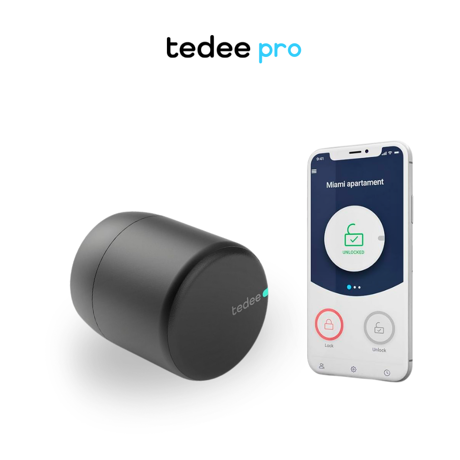 CERRADURA-INTELIGENTE-TEDEE-PRO-NEGRA-BLACK Cerradura Inteligente TEDEE PRO BLACK 2025 - Imagen 1