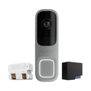 ajax doorbell gris kit videoportero para apaertura de puerta