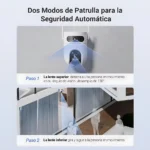 Kit Vigilancia IP WiFi Exterior 2 Cámaras Ezviz H9C Dual 2K 360º+ Grabador NVR 8Ch + HDD 1TB - Imagen 7