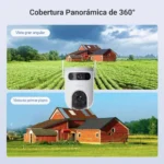 Kit Vigilancia IP WiFi Exterior 2 Cámaras Ezviz H9C Dual 2K 360º+ Grabador NVR 8Ch + HDD 1TB - Imagen 8