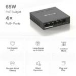 Switch PoE 5 Puertos Mercusys Gigabit - Imagen 3