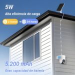 Cámara Wifi EZVIZ HB8 Lite 2K + Panel Solar 5W - Imagen 3