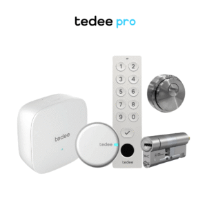 cerradura inteligente tedee pro plateada