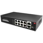 Switch PoE SW1008POE-100-E 8 Puertos + 2 Uplink RJ45 100W - Imagen 2