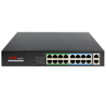 Switch PoE SW1816POE-160-E 16 Puertos + 2 Uplink RJ45 160W - Imagen 2