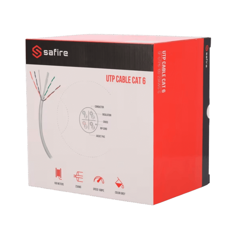 caja cable utp cat6 blanco