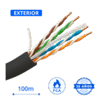 cable utp cat6 exterior cobre 100 metros