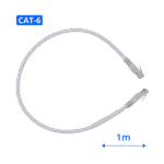 cable de red utp cat6 conector rj45 de 1m