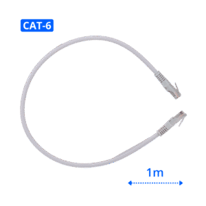 cable de red utp cat6 conector rj45 de 1m