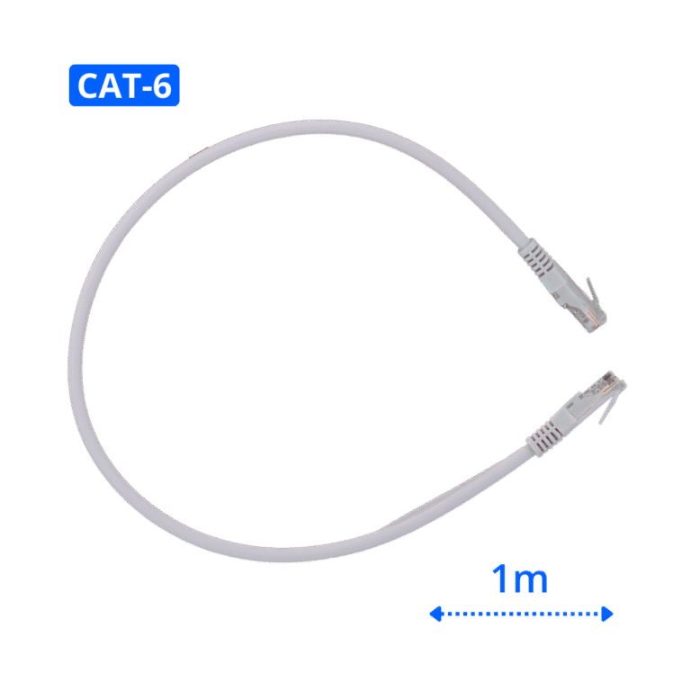 cable de red utp cat6 conector rj45 de 1m