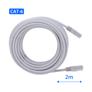 cable de red utp cat6 conector rj45 de 2 metros