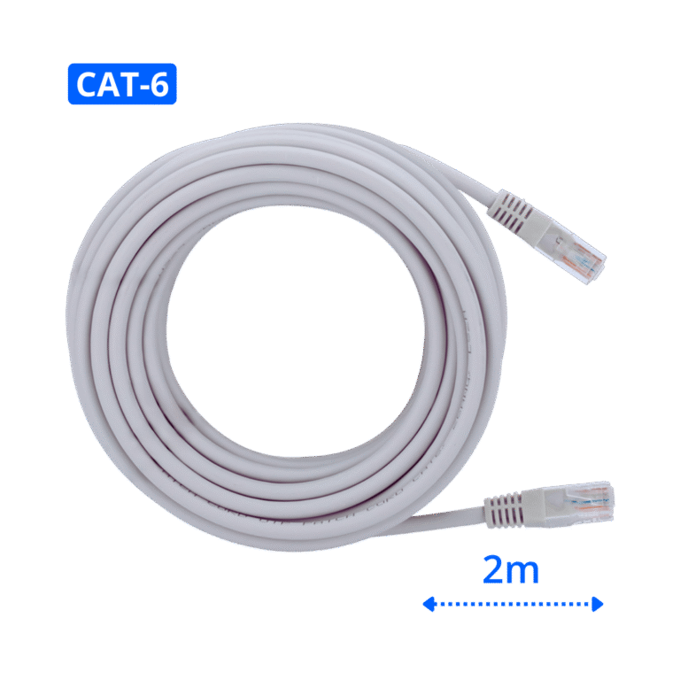 cable de red utp cat6 conector rj45 de 2 metros