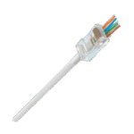 Conector RJ45 Cat6 Macho Cable Pasante