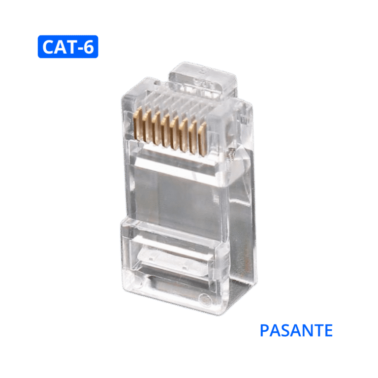 Conector RJ45 Categoría 6 Macho Conexión Rápida