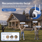 camara tapo c665g con reconocimiento facial