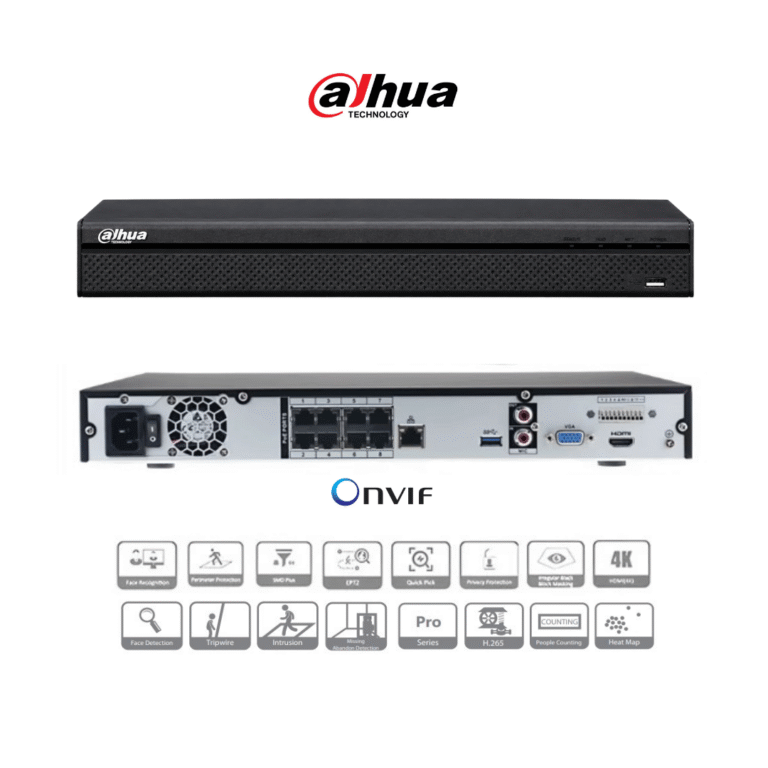 Grabador NVR Dahua DHI-NVR5208-8P-4KS2E