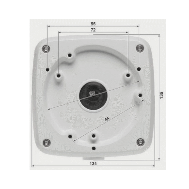 Caja de conexiones Dahua PFA123