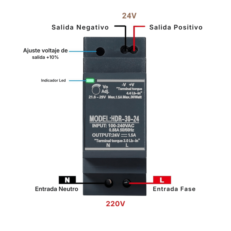 fuente de alimentacion para videoportero ezviz hp7 pro