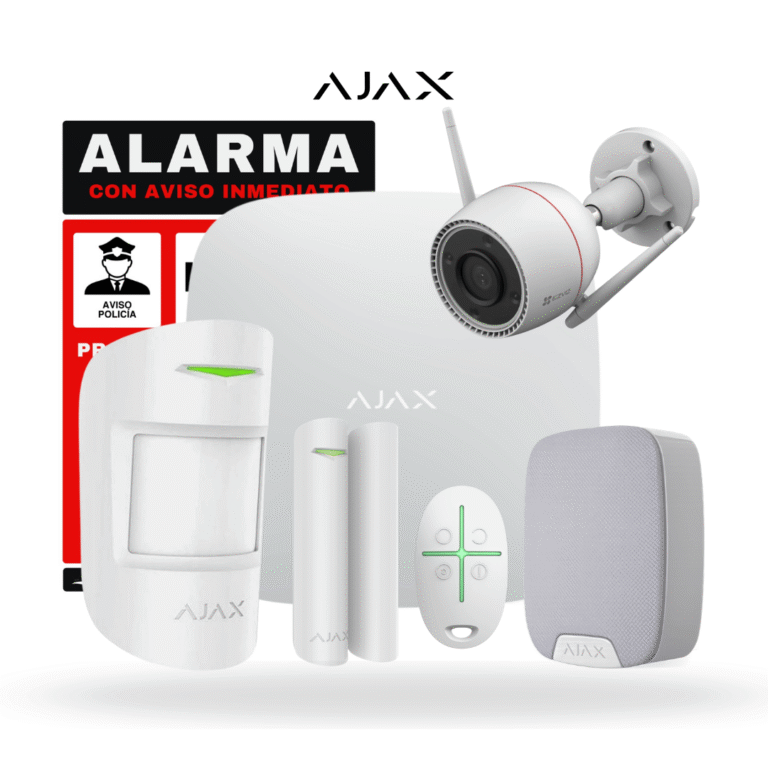 Kit Alarma Ajax Inicial Completo con Cámara