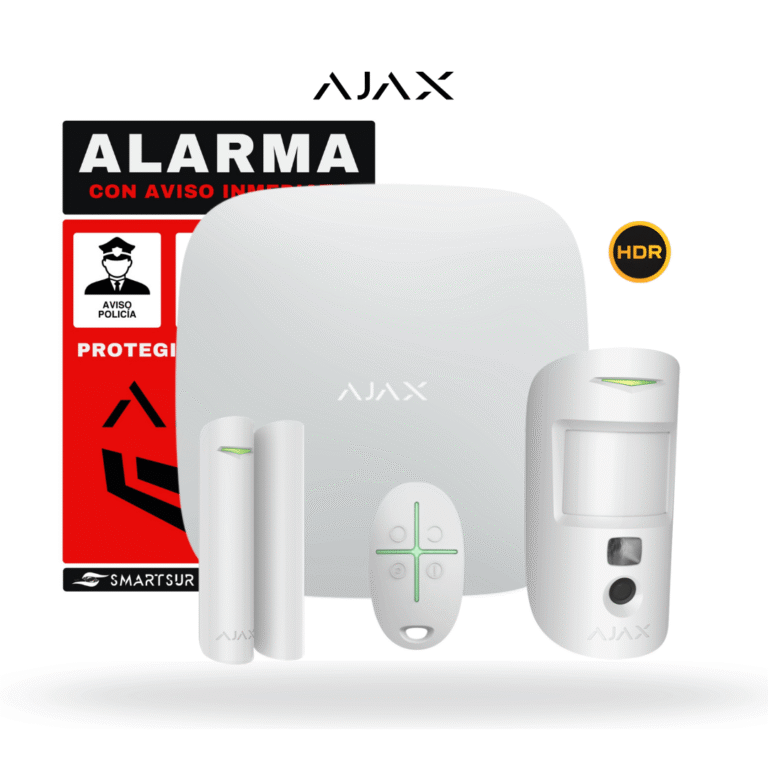 Kit alarma ajax con fotodetector motioncam 2026