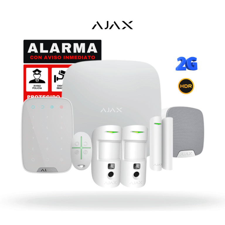 kit alarma ajax completo 2026 con verificacion