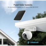 Kit cámara WiFi EZVIZ HB8 2K+ y panel solar