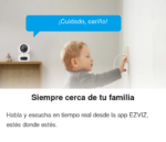 Cámara vigilabebés EZVIZ H7c Dual 2K+ con audio bidireccional
