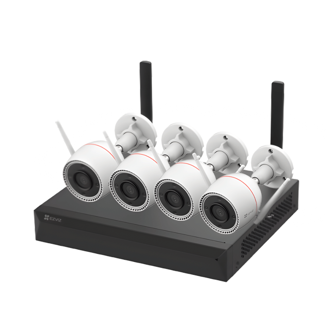 kit-4-camaras-vigilancia-wifi-exterior-ezviz-h3c-nvr-8-canales Kit EZVIZ H3C 2K+ con 4 cámaras WiFi exterior y NVR sin disco duro