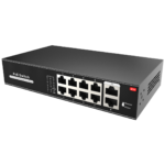 Switch PoE SW1008POE-100-E 8 Puertos + 2 Uplink RJ45 100W - Imagen 2