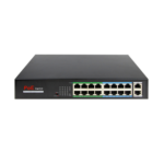 Switch PoE SW1816POE-160-E 16 Puertos + 2 Uplink RJ45 160W