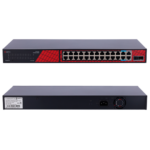 Switch PoE SF-SW2824HIPOE-300 24 Puertos + 2 SFP Uplink + 2 Uplink RJ45 - Imagen 2