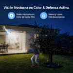 Cámara EZVIZ H8C Pro 4K para vigilancia exterior