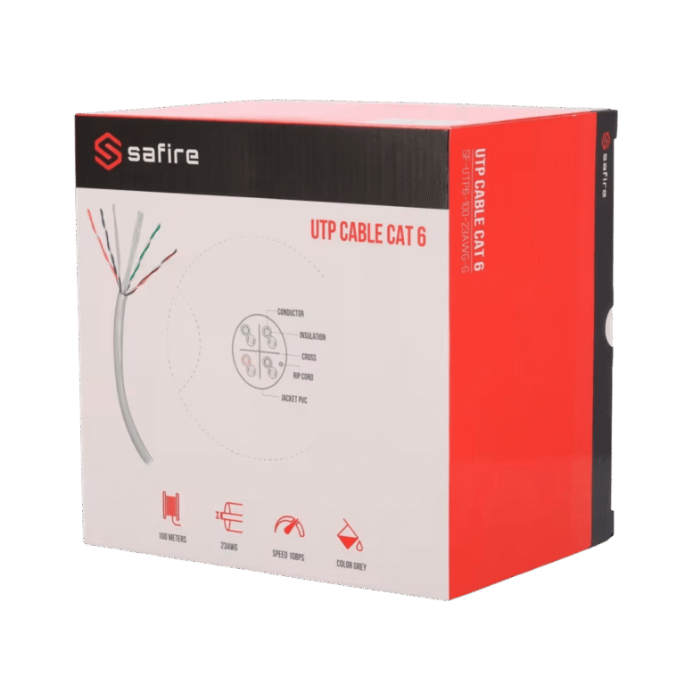 caja cable utp cat6 blanco