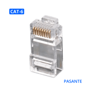 Conector RJ45 Categoría 6 Macho Conexión Rápida
