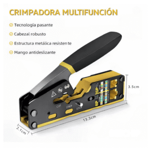 crimpadora multifuncion para cable ethernet