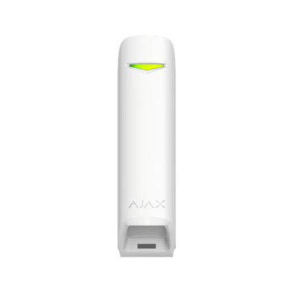 Detector de movimiento tipo cortina Ajax CurtainProtect blanco, vista frontal