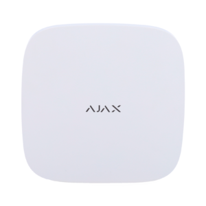 Central de alarma Ajax Hub 2 (2G) blanca, vista frontal