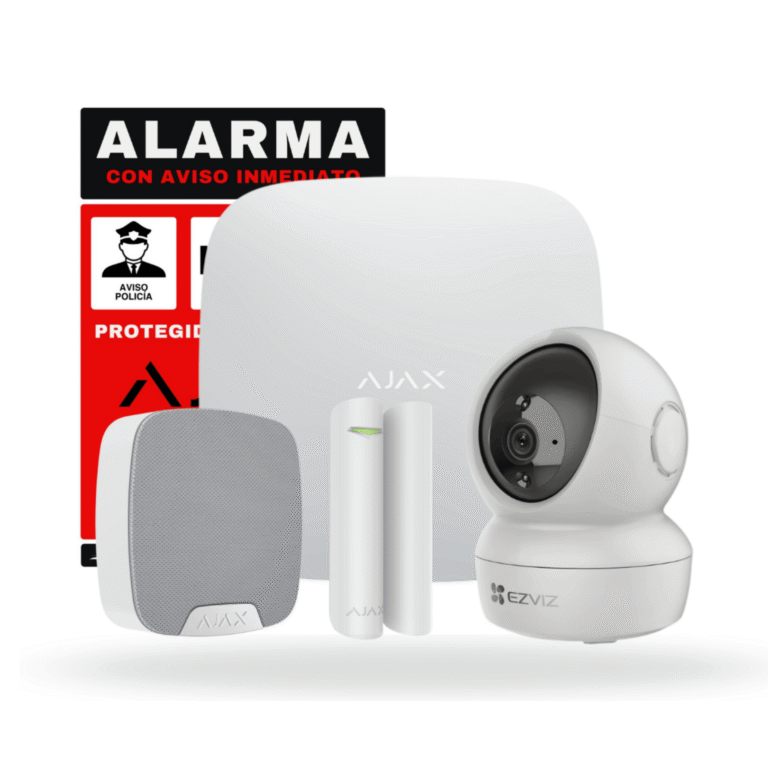 Kit Alarma Ajax con Cámara y Sirena