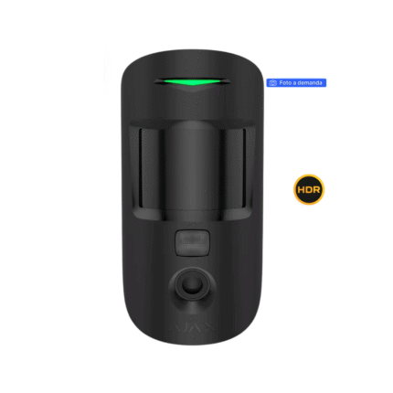Sensor de Movimiento con Cámara MotionCam HDR PhOD Ajax Negro