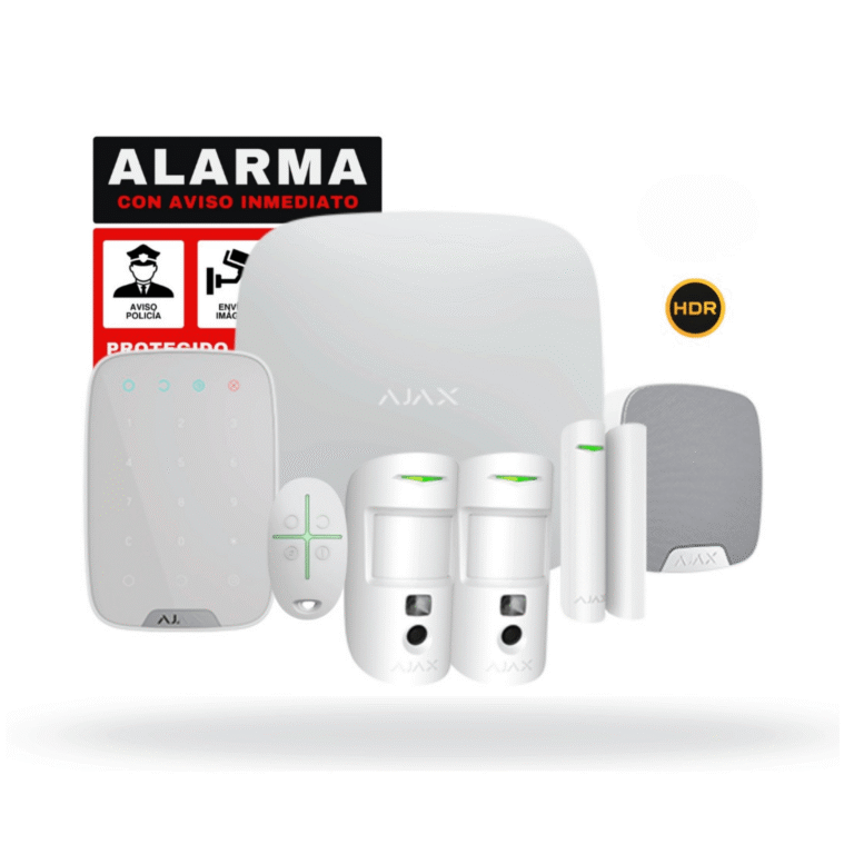 kit alarma ajax completo 2026 con fotos