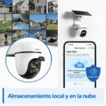 Opciones de grabación de Tapo TC90 KIT en tarjeta microSD y nube Tapo Care