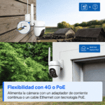 Instalación de la Tapo TC40GW con conexión 4G y alimentación por adaptador o cable PoE