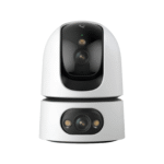 Vista frontal de la cámara de vigilancia interior Imou Ranger Dual Pro con sus dos lentes